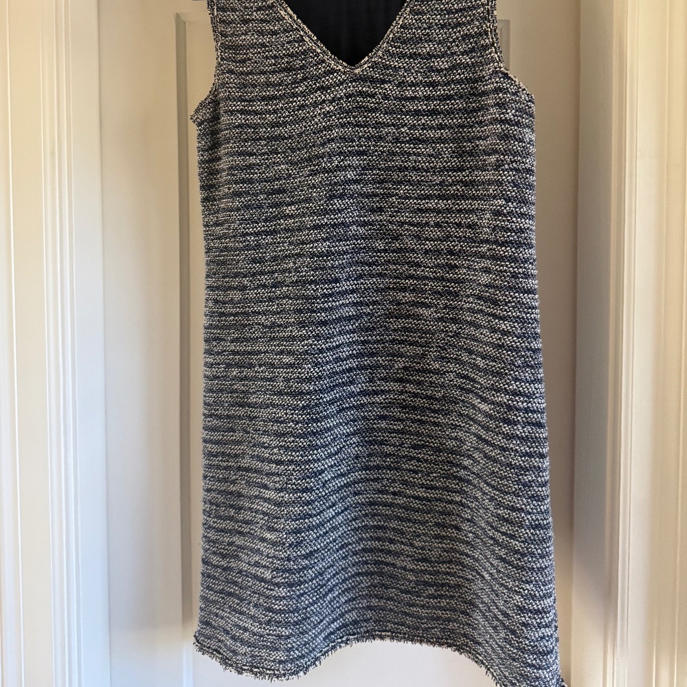 MAXSTUDIO Tweed Dress - Navy